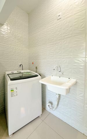Apartamento para alugar com 33m², 1 quarto e 1 vagaLavanderia