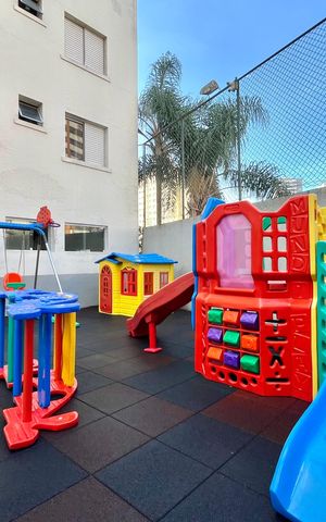 Apartamento para alugar com 68m², 1 quarto e 2 vagas Apartamento para alugar com 68m², 1 quarto e 2 vagasÁrea comum - Playground