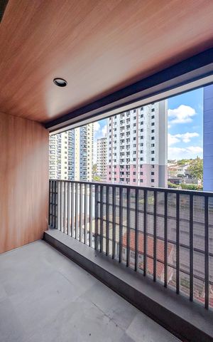 Studio para alugar com 25m², 1 quarto e sem vagaVaranda