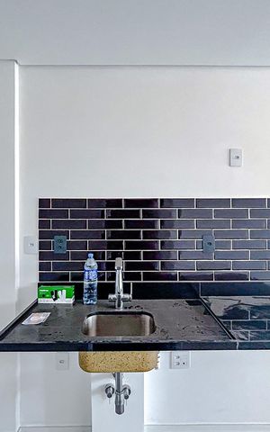 Studio para alugar com 25m², 1 quarto e sem vagaCozinha