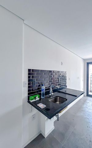 Studio para alugar com 25m², 1 quarto e sem vagaCozinha
