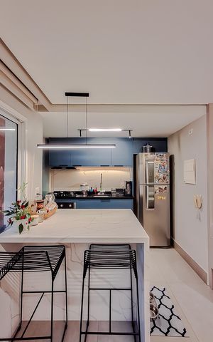 Apartamento à venda com 110m², 2 quartos e 2 vagas Apartamento à venda com 110m², 2 quartos e 2 vagasCozinha