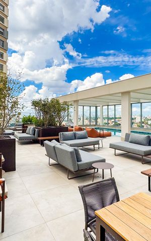 Studio para alugar com 26m², 1 quarto e sem vagaRooftop