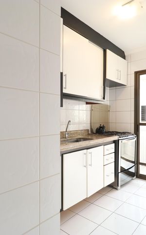 Apartamento à venda com 94m², 2 quartos e 2 vagasCozinha e Área de Serviço