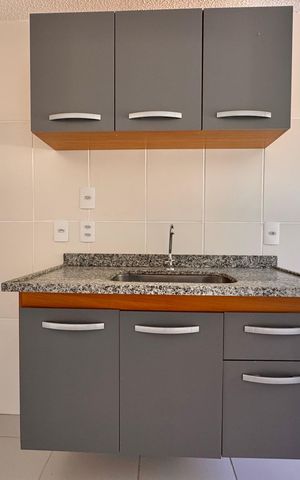 Apartamento à venda com 41m², 2 quartos e sem vagaCozinha e Área de Serviço