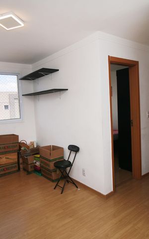 Apartamento à venda com 22m², 2 quartos e 2 vagasSala