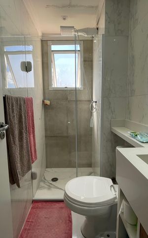 Apartamento à venda com 40m², 2 quartos e sem vaga Apartamento à venda com 40m², 2 quartos e sem vagaBanheiro Social