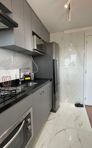 Apartamento à venda com 40m², 2 quartos e sem vaga Apartamento à venda com 40m², 2 quartos e sem vagaCozinha e Área de Serviço