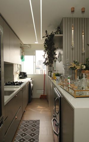 Apartamento à venda com 55m², 2 quartos e 1 vagaCozinha e Área de Serviço