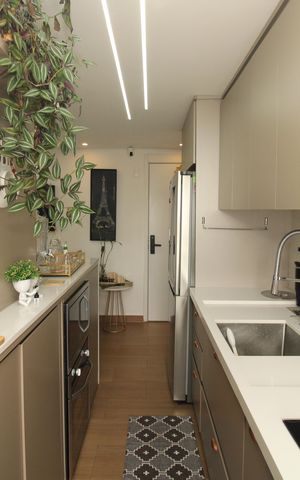 Apartamento à venda com 55m², 2 quartos e 1 vagaCozinha e Área de Serviço