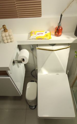 Apartamento à venda com 55m², 2 quartos e 1 vagaBanheiro Social