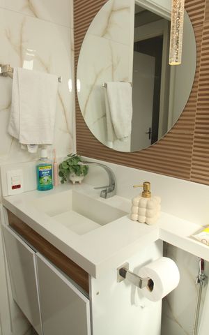 Apartamento à venda com 55m², 2 quartos e 1 vagaBanheiro Social