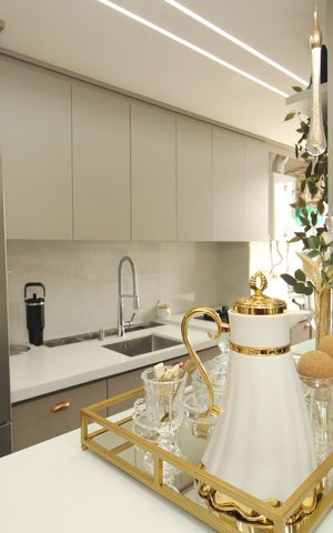 Apartamento à venda com 55m², 2 quartos e 1 vagaCozinha e Área de Serviço