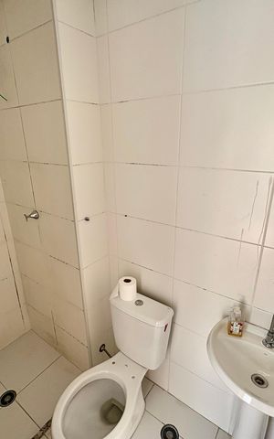 Apartamento à venda com 33m², 2 quartos e sem vaga Apartamento à venda com 33m², 2 quartos e sem vagaBanheiro social