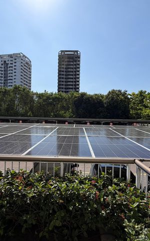 Studio para alugar com 37m², 1 quarto e 1 vaga Studio para alugar com 37m², 1 quarto e 1 vagaÁrea comum - Painel solar