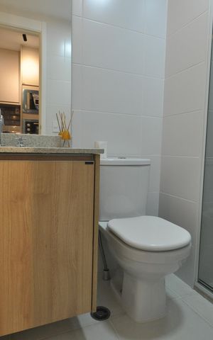 Apartamento para alugar com 30m², 1 quarto e sem vagaBanheiro