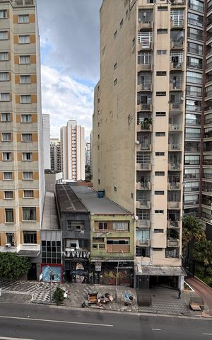 Studio à venda com 50m², 1 quarto e sem vagaVista da Varanda da Sala