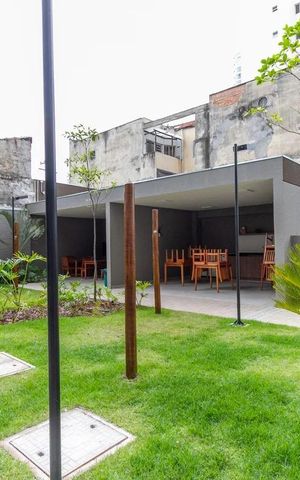 Apartamento à venda com 25m², 1 quarto e sem vaga Apartamento à venda com 25m², 1 quarto e sem vagaChurrasqueira