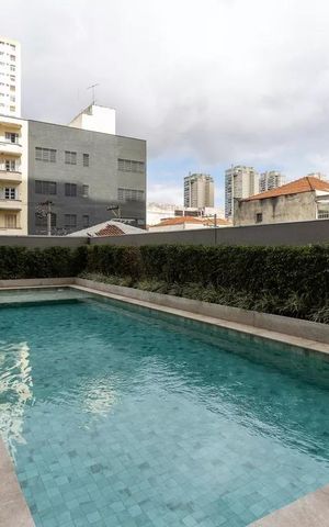 Apartamento à venda com 25m², 1 quarto e sem vaga Apartamento à venda com 25m², 1 quarto e sem vagaPiscina