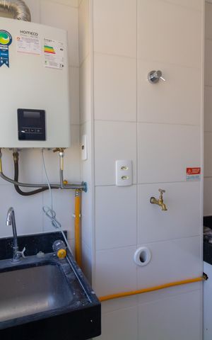 Apartamento para alugar com 44m², 2 quartos e sem vaga Apartamento para alugar com 44m², 2 quartos e sem vagaCozinha e Área de Serviço