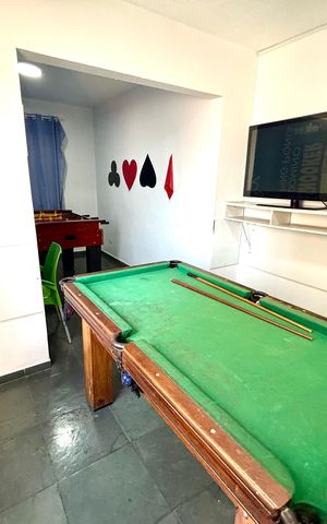 Apartamento à venda com 43m², 2 quartos e sem vagaSalão de jogos