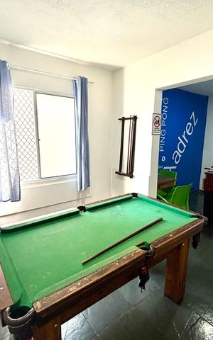 Apartamento à venda com 43m², 2 quartos e sem vagaSalão de jogos