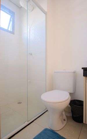 Studio para alugar com 24m², 1 quarto e sem vagaBanheiro
