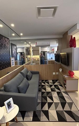 Apartamento para alugar com 63m², 2 quartos e 2 vagas Apartamento para alugar com 63m², 2 quartos e 2 vagasSala