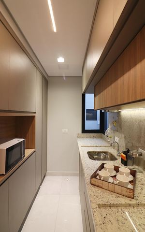 Apartamento à venda com 57m², 2 quartos e 1 vagaCozinha e Área de Serviço