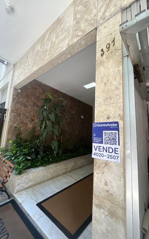 Apartamento à venda com 46m², 1 quarto e sem vaga Apartamento à venda com 46m², 1 quarto e sem vagaPlaca
