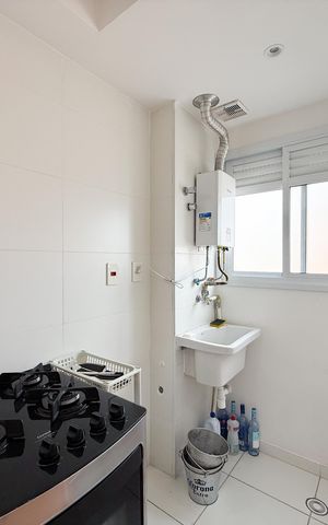 Apartamento para alugar com 32m², 1 quarto e sem vaga Apartamento para alugar com 32m², 1 quarto e sem vagaSala/Cozinha e Área de Serviço
