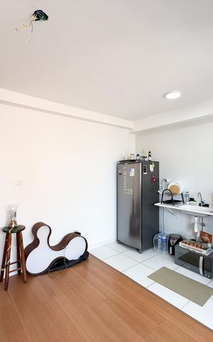 Apartamento para alugar com 32m², 1 quarto e sem vaga Apartamento para alugar com 32m², 1 quarto e sem vagaSala/Cozinha e Área de Serviço