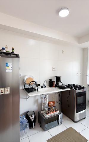 Apartamento para alugar com 32m², 1 quarto e sem vaga Apartamento para alugar com 32m², 1 quarto e sem vagaSala/Cozinha e Área de ServiçoSala/Cozinha e Área de Serviço