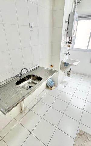 Apartamento à venda com 39m², 2 quartos e 1 vagaCozinha e Área de Serviço