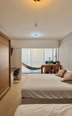 Studio para alugar com 28m², 1 quarto e sem vaga Studio para alugar com 28m², 1 quarto e sem vagaQuarto