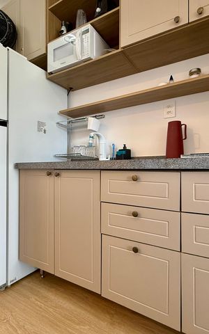 Studio para alugar com 28m², 1 quarto e sem vaga Studio para alugar com 28m², 1 quarto e sem vagaCozinha