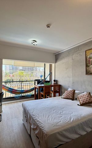 Studio para alugar com 28m², 1 quarto e sem vaga Studio para alugar com 28m², 1 quarto e sem vagaQuarto