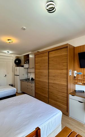 Studio para alugar com 28m², 1 quarto e sem vaga Studio para alugar com 28m², 1 quarto e sem vagaQuarto