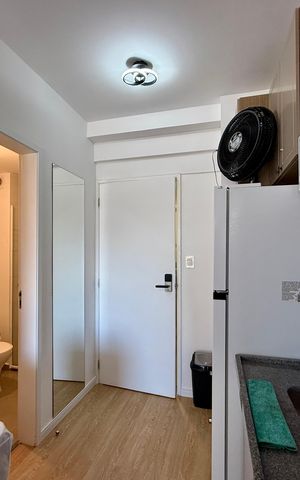 Studio para alugar com 28m², 1 quarto e sem vaga Studio para alugar com 28m², 1 quarto e sem vagaCozinha