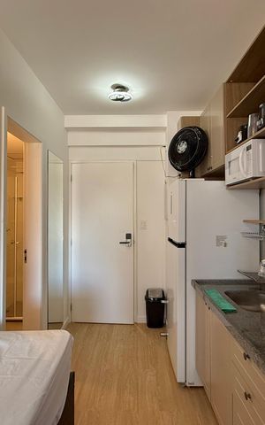 Studio para alugar com 28m², 1 quarto e sem vaga Studio para alugar com 28m², 1 quarto e sem vagaCozinha
