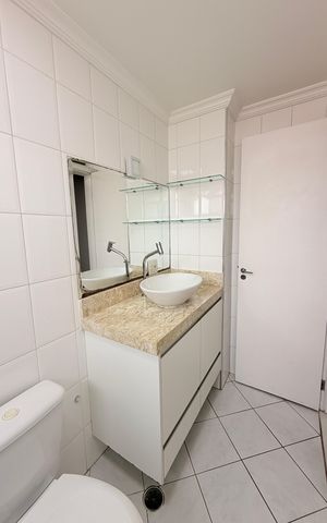 Apartamento à venda com 64m², 2 quartos e 1 vagaBanheiro da Suíte