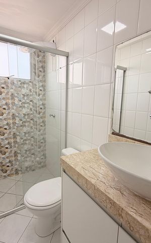 Apartamento à venda com 64m², 2 quartos e 1 vagaBanheiro da Suíte