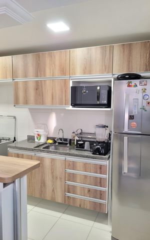 Apartamento à venda com 78m², 3 quartos e 2 vagasCozinha