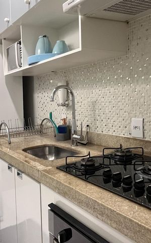Apartamento para alugar com 74m², 2 quartos e 1 vaga Apartamento para alugar com 74m², 2 quartos e 1 vagaCozinha e Área de Serviço