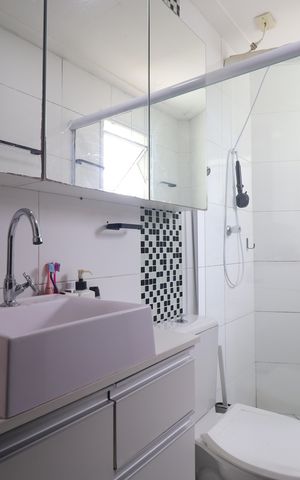 Apartamento à venda com 80m², 3 quartos e 1 vagaBanheiro Quarto 1 suíte