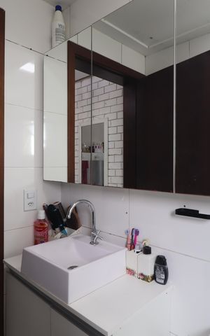 Apartamento à venda com 80m², 3 quartos e 1 vagaBanheiro Quarto 1 suíte