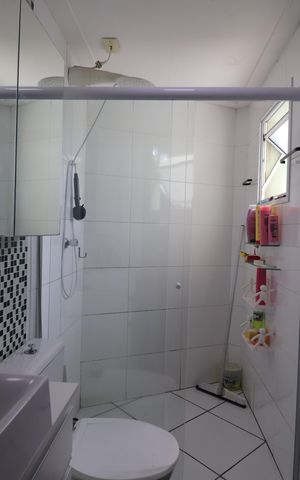 Apartamento à venda com 80m², 3 quartos e 1 vagaBanheiro Quarto 1 suíte