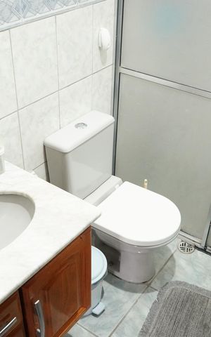 Casa para alugar com 105m², 3 quartos e 2 vagasBanheiro 1