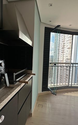 Apartamento à venda com 65m², 2 quartos e 2 vagasChurrasqueira