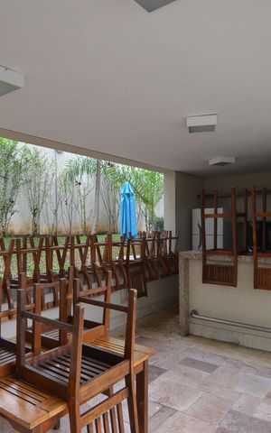 Apartamento à venda com 80m², 3 quartos e 2 vagasChurrasqueira